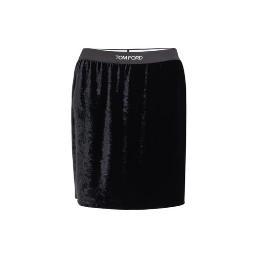 Tom Ford Black Viscose Mini TO-8873676-IT38|XS