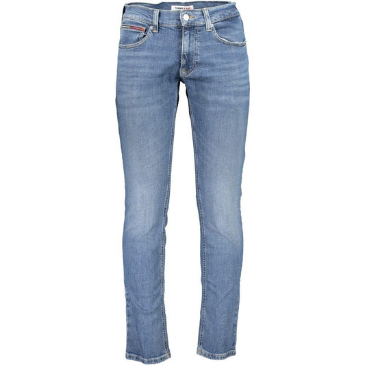 Tommy Hilfiger Blue Cotton Jeans & Pant Tommy Hilfiger Light Slate Gray