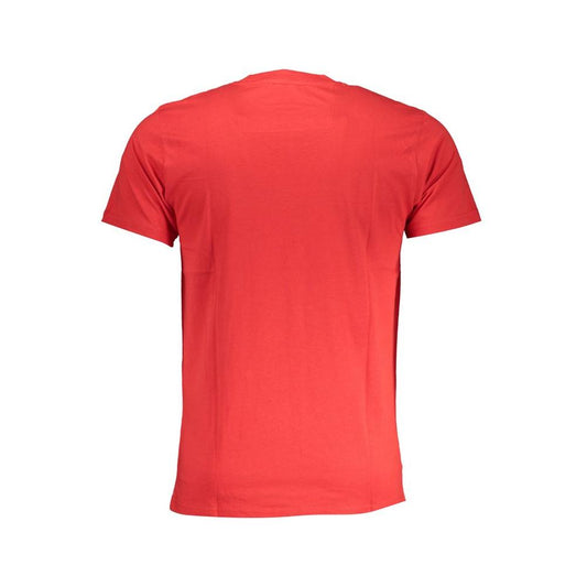 Cavalli Class Red Cotton T-Shirt Cavalli Class Tomato