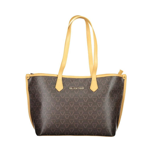 Valentino Bags Brown Polyethylene Handbag Valentino Bags Dark Olive Green