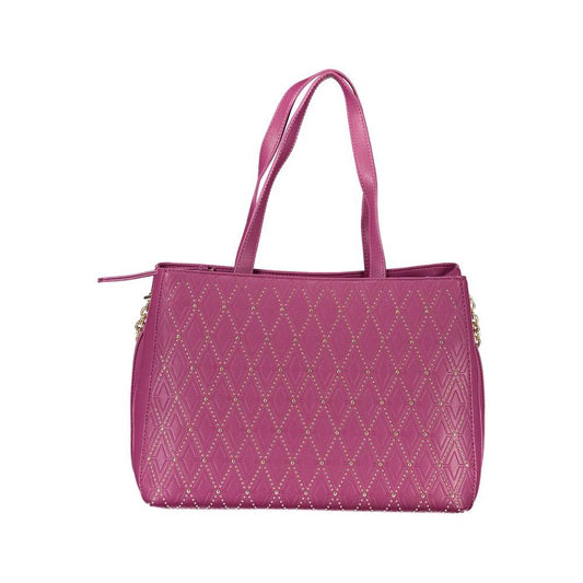 Valentino Bags Purple Polyethylene Handbag Valentino Bags Maroon