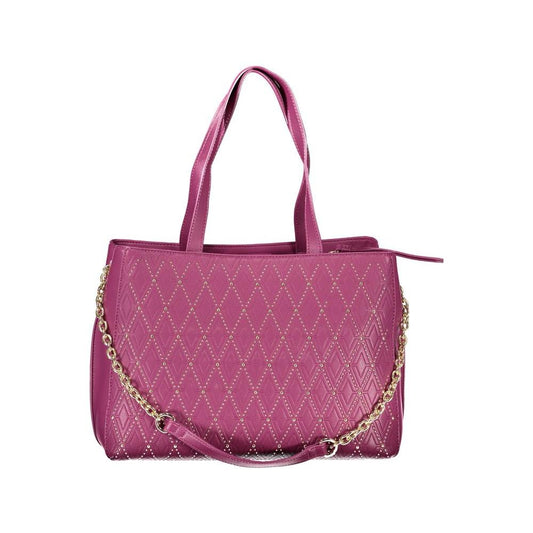 Valentino Bags Purple Polyethylene Handbag Valentino Bags Maroon