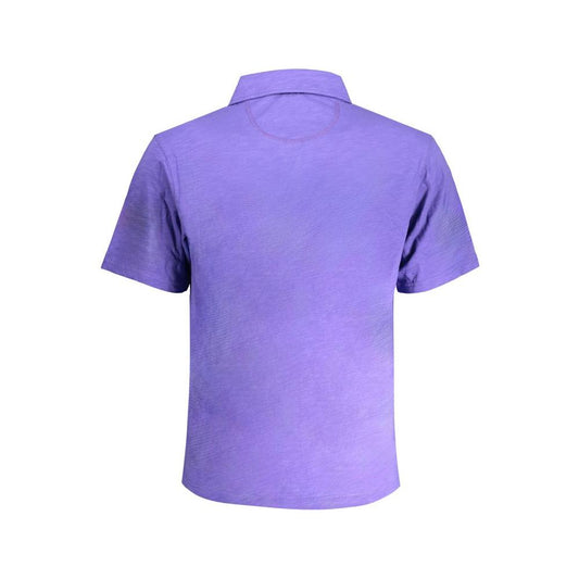 La Martina Purple Cotton Polo Shirt La Martina Medium Purple
