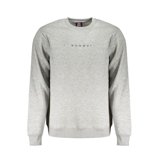Norway 1963 Gray Cotton Men Sweater Norway 1963 Gray
