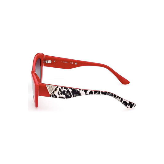 Guess Jeans Red Injected Women Sunglass Guess Jeans Misty Rose