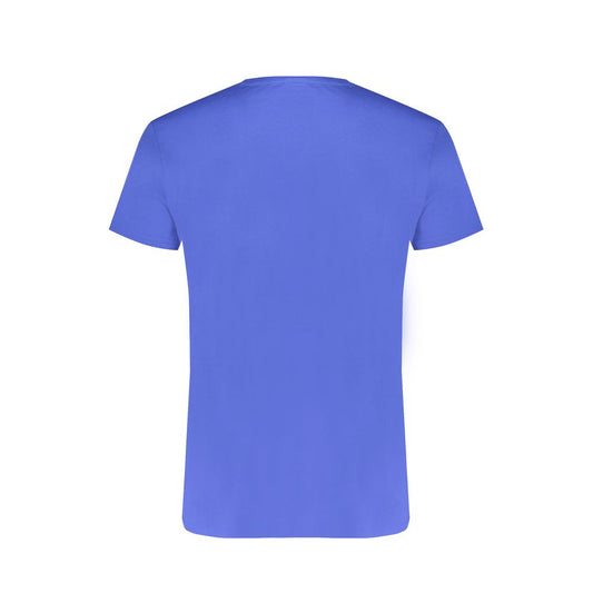 Trussardi Blue Cotton T-Shirt Trussardi Slate Blue