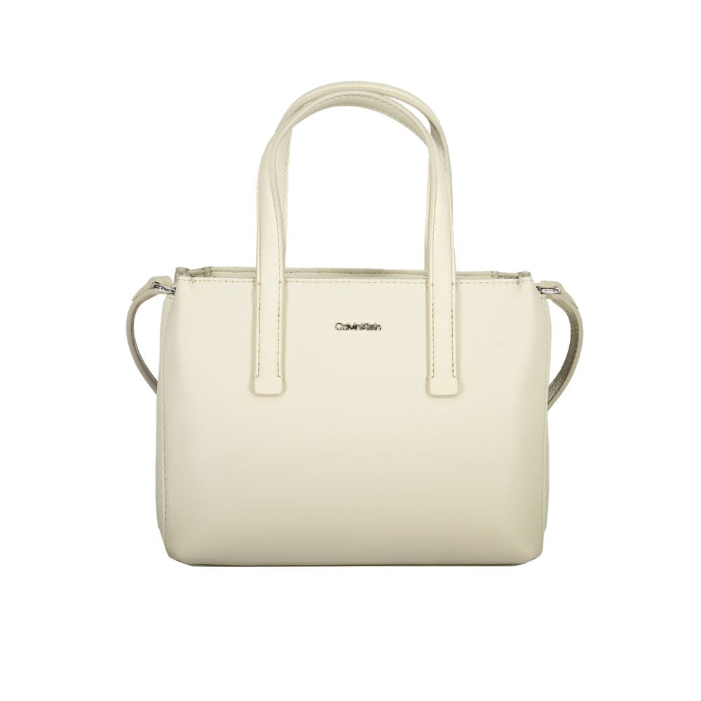 Front view with bag zipped and handles upright.
