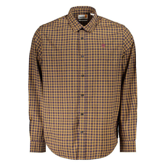 Timberland Yellow Cotton Shirt Timberland Dim Gray