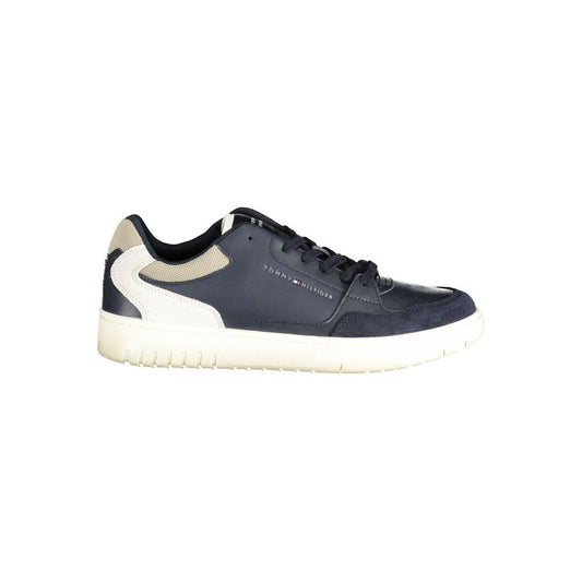 Tommy Hilfiger Blue Polyethylene Men Sneaker Tommy Hilfiger Beige