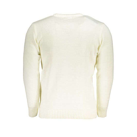 U.S. Grand Polo White Fabric Sweater U.S. Grand Polo Beige