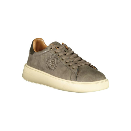 Blauer Beige Polyester Sneaker Blauer Dim Gray