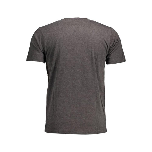 Sergio Tacchini Gray Cotton T-Shirt Sergio Tacchini Dark Slate Gray