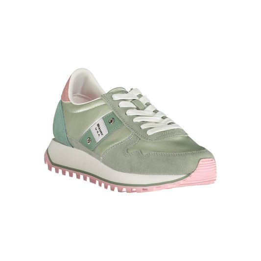 Blauer Green Polyester Women Sneaker Blauer Dark Gray