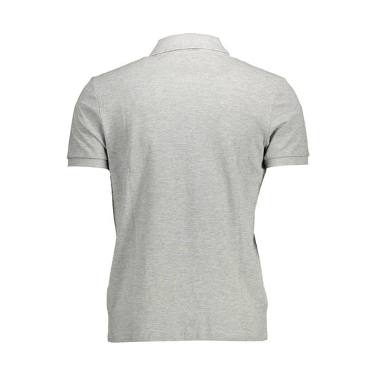 North Sails Gray Cotton Men Polo Shirt North Sails Gray