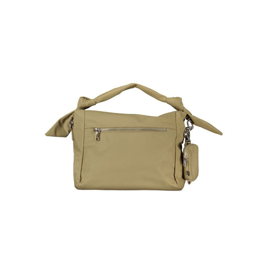 Desigual Green Polyester Handbag Desigual Dark Khaki