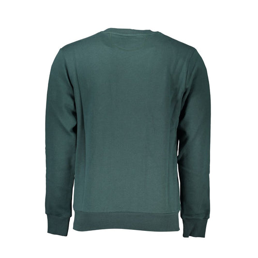La Martina Emerald Crew Neck Cotton Sweater - Regular Fit La Martina Dark Slate Gray