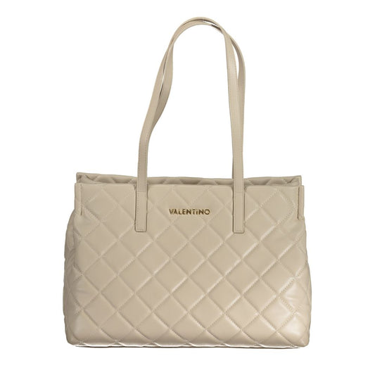 Valentino Bags Beige Polyethylene Handbag Valentino Bags Tan