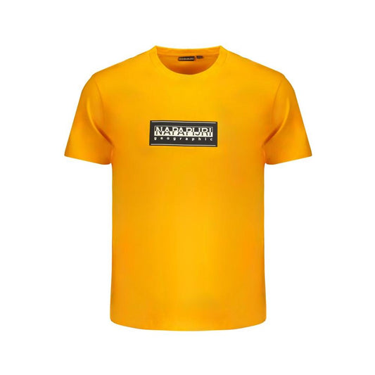 Napapijri Orange Cotton T-Shirt Napapijri Orange