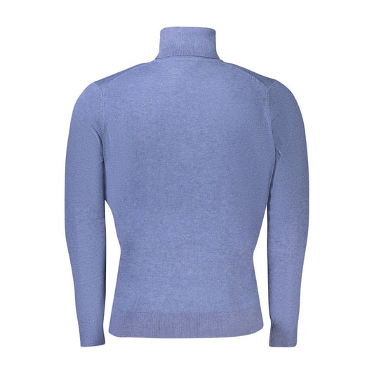 Norway 1963 Blue Wool Men Sweater Norway 1963 Light Slate Gray