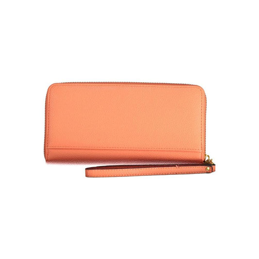 Guess Jeans Orange Polyethylene Wallet Guess Jeans Dark Salmon