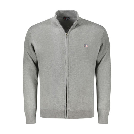 Norway 1963 Gray Polyamide Men Cardigan Norway 1963 Dark Gray