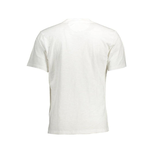 La Martina White Cotton Men T-Shirt La Martina Beige