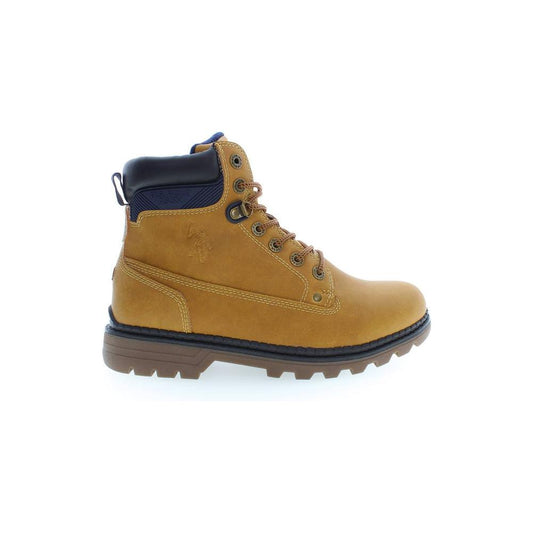 U.S. POLO ASSN. Beige Polyester Men Boot U.S. POLO ASSN. Sienna