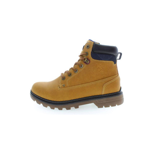 U.S. POLO ASSN. Beige Polyester Men Boot U.S. POLO ASSN. Sienna