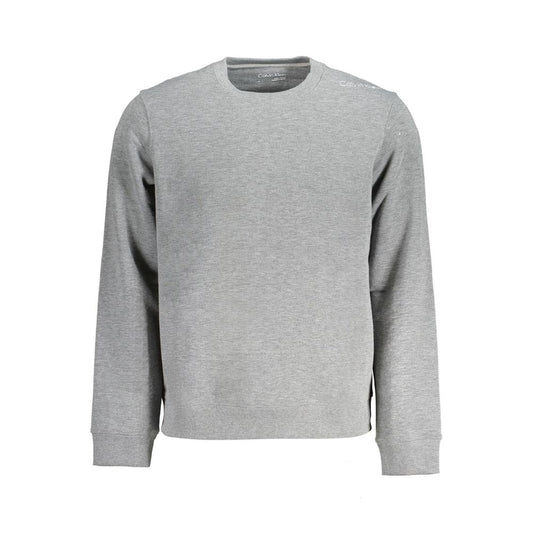 Calvin Klein Gray Polyester Sweater Calvin Klein Dark Gray
