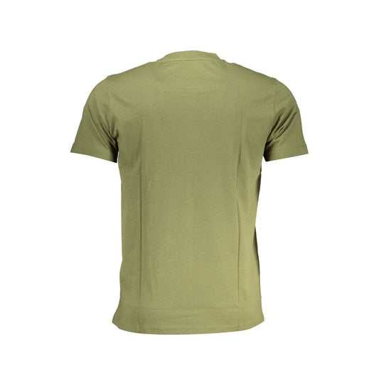 Cavalli Class Green Cotton T-Shirt Cavalli Class Dark Khaki