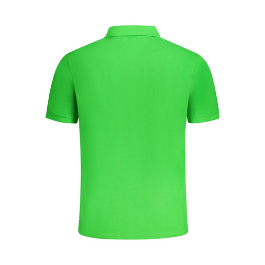 North Sails Green Cotton Men Polo Shirt North Sails Lime Green