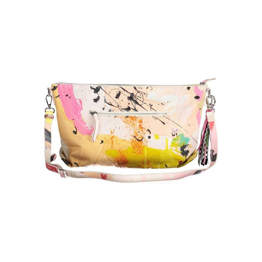Desigual White Polyester Women Handbag Desigual Bisque