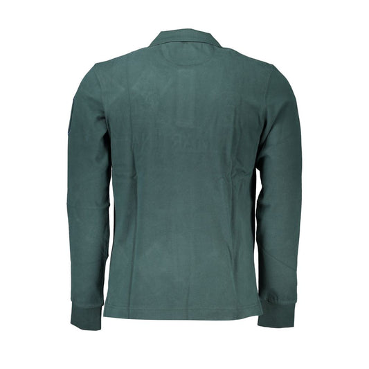 La Martina Classic Green Polo Shirt with Embroidery Detail La Martina Dark Slate Gray