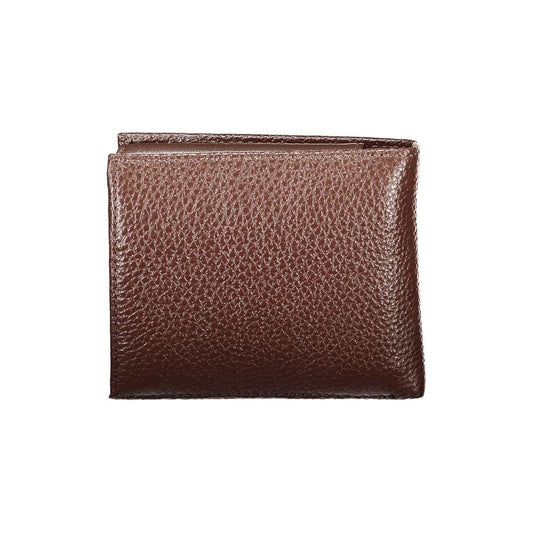 Tommy Hilfiger Elegant Brown Leather Bifold Wallet Tommy Hilfiger Dark Olive Green
