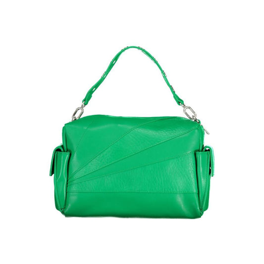 Desigual Green Polyethylene Handbag Desigual Medium Sea Green