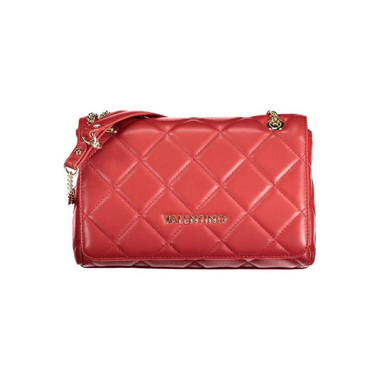 Valentino Bags Red Polyethylene Handbag Valentino Bags Maroon