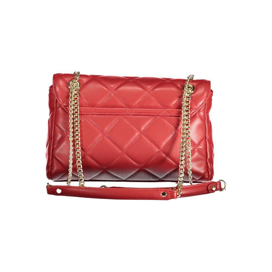 Valentino Bags Red Polyethylene Handbag Valentino Bags Maroon