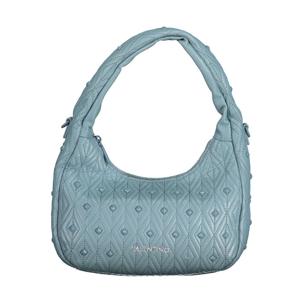 Front view with bag zipped and handles upright.