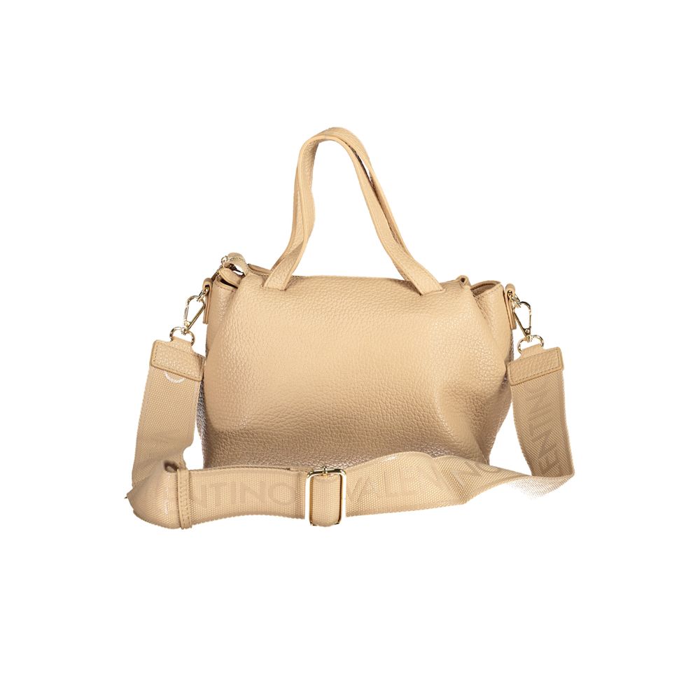 Front view with bag zipped and handles upright.