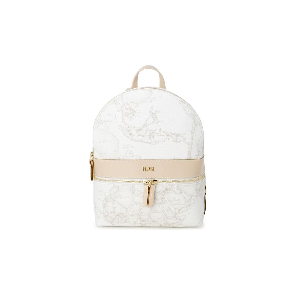 Front view with bag zipped and handles upright.