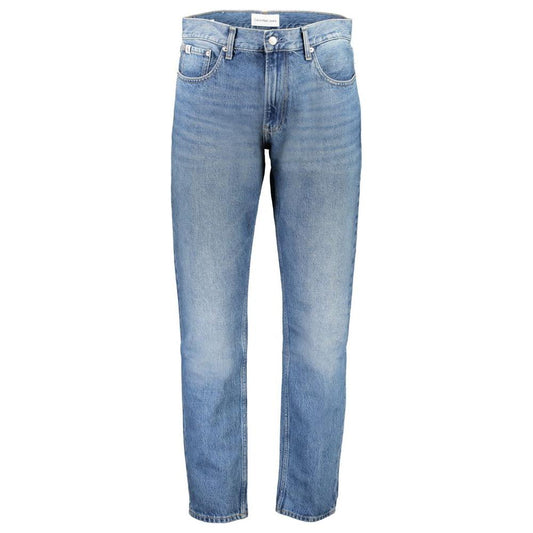 Calvin Klein Blue Cotton Jeans & Pant Calvin Klein Light Slate Gray