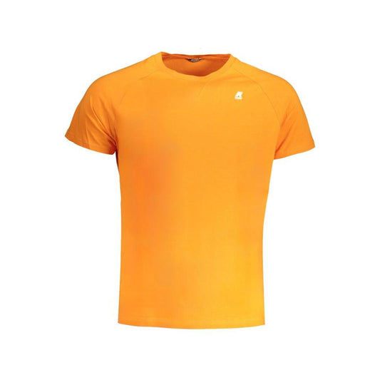 K-WAY Orange Cotton T-Shirt K-WAY Goldenrod