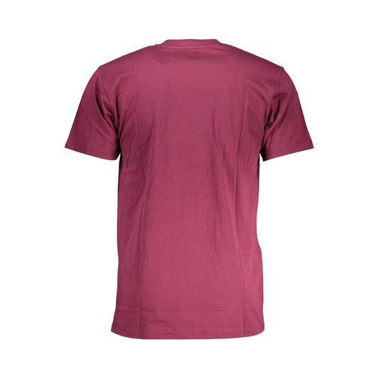 Vans Purple Cotton Men T-Shirt Vans Maroon
