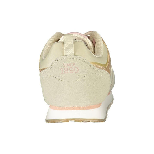 U.S. POLO ASSN. Beige Polyester Sneaker U.S. POLO ASSN. Light Gray