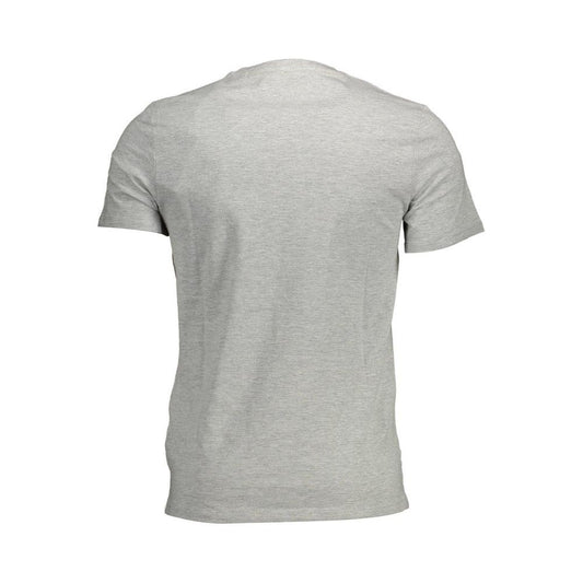 Guess Jeans Gray Cotton Men T-Shirt Guess Jeans Dark Gray