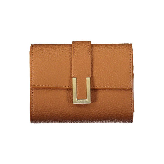 Calvin Klein Brown Polyester Women Wallet Calvin Klein Sienna