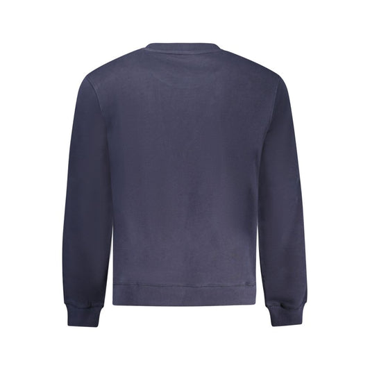 Napapijri Blue Cotton Sweater Napapijri Dark Slate Gray