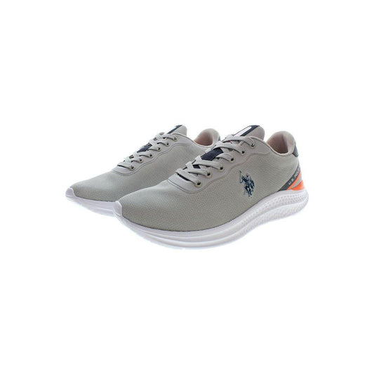 U.S. POLO ASSN. Gray Polyester Men Sneaker U.S. POLO ASSN. Dark Gray