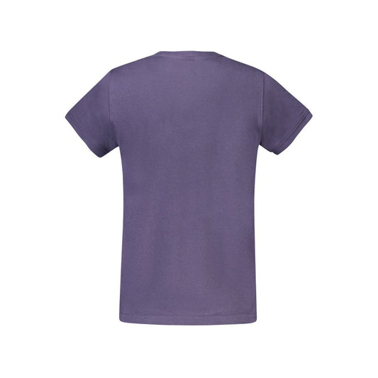 Kappa Blue Cotton Women T-Shirt Kappa Dim Gray