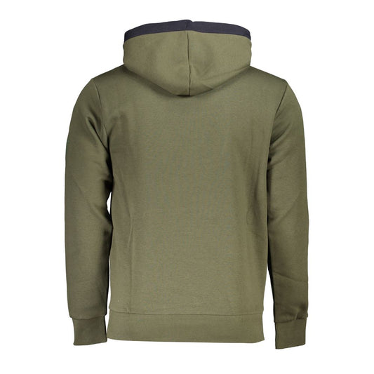 U.S. Grand Polo Elegant Fleece Hooded Sweater with Contrast Details U.S. Grand Polo Dim Gray